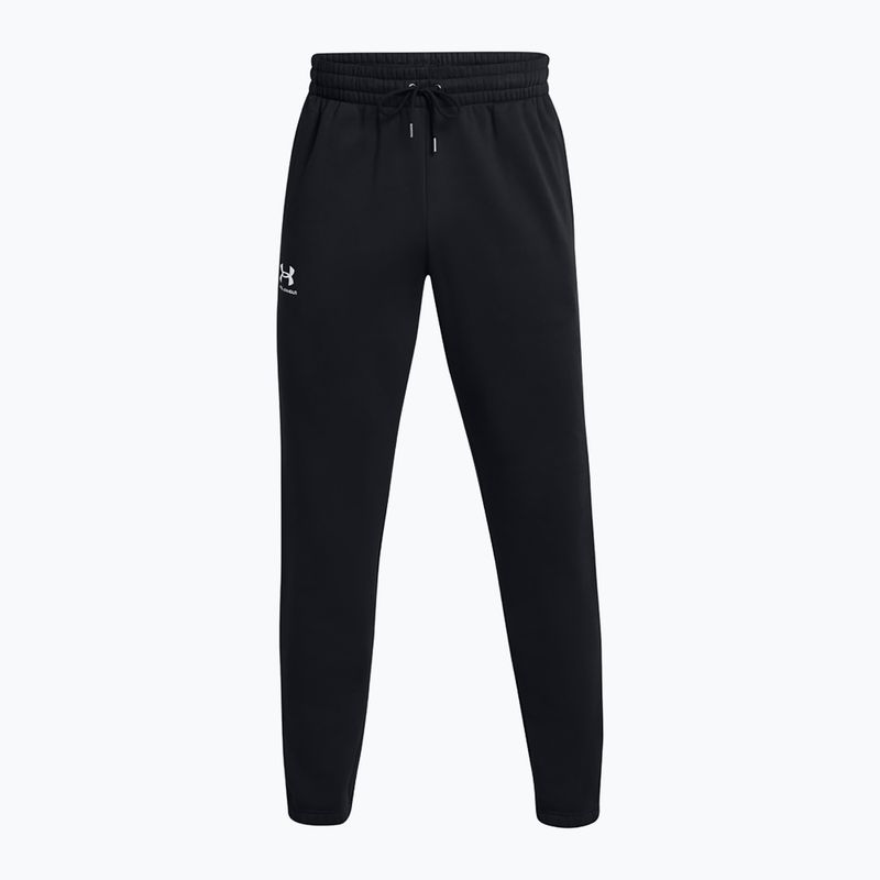 Men's Under Armour Icon Fleece Jgr black/white trousers 6