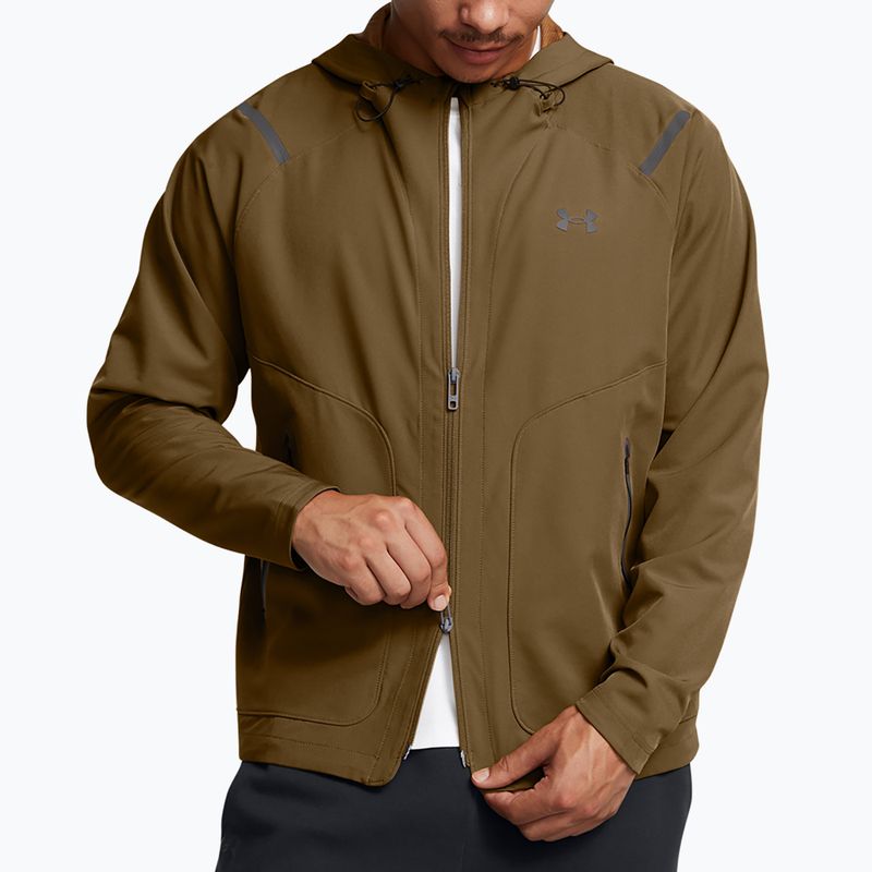 Under Armour Unstoppable LC men's training jacket coyote/black 4