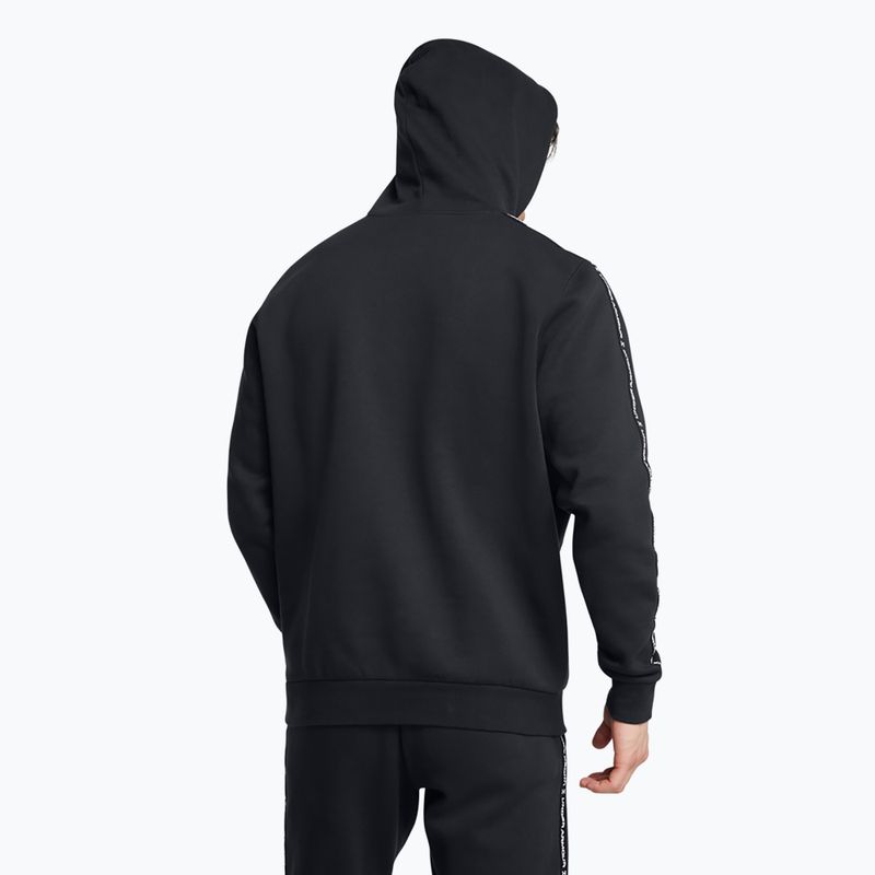 Men's Under Armour Icon Fleece HD sweatshirt black/white 3