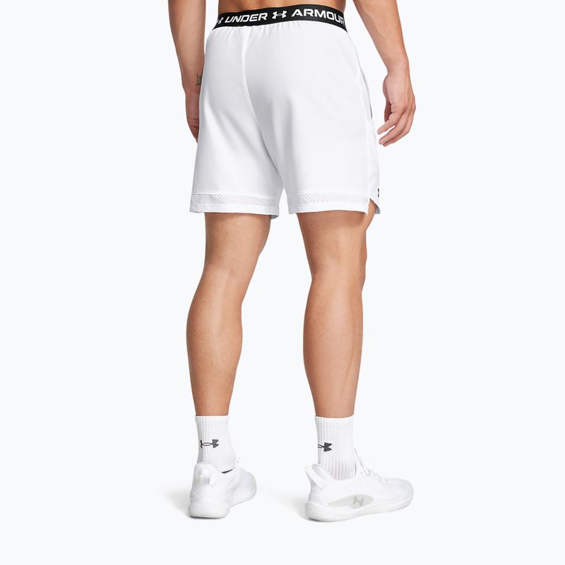 Under Armour men's training shorts UA Vanish Woven 6in white/black 3