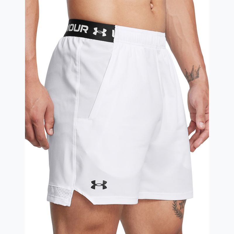 Under Armour men's training shorts UA Vanish Woven 6in white/black 4