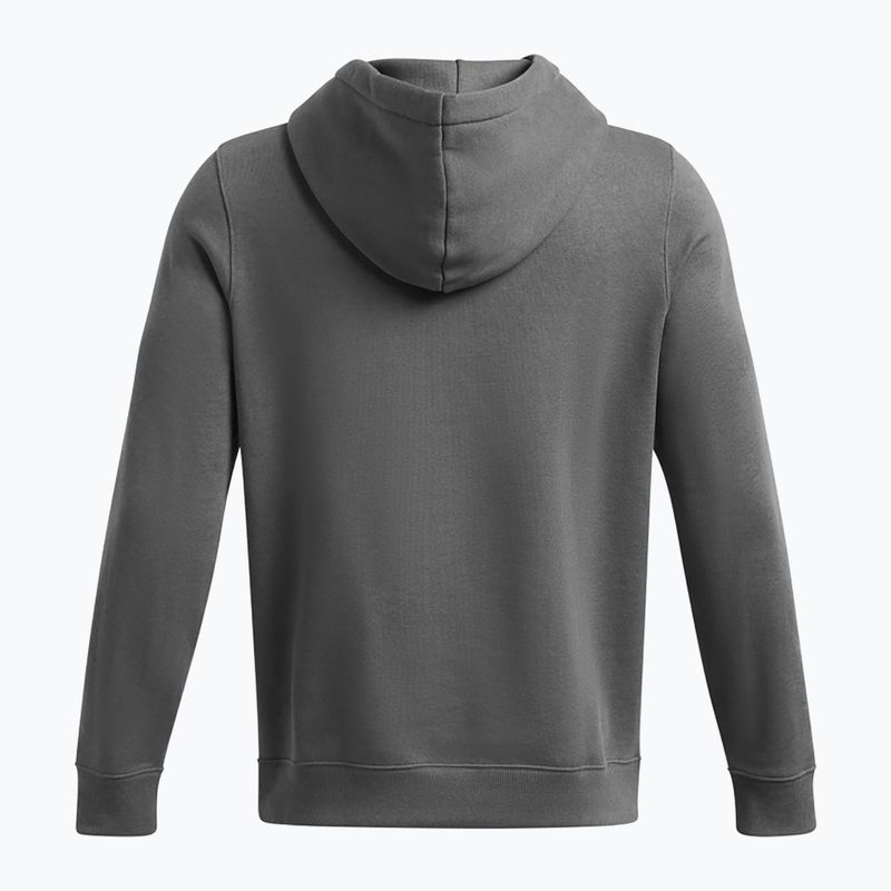 Men's Under Armour Curry Splash Hoodie castlerock full heather/black 2