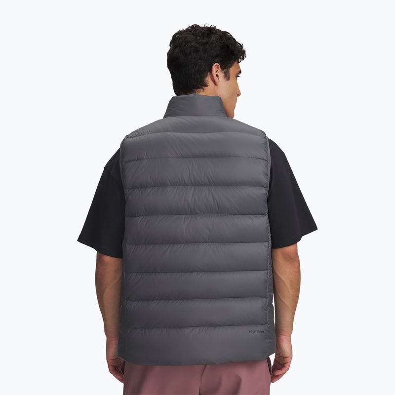 Men's gilet Under Armour Legend Down castlerock/black 3