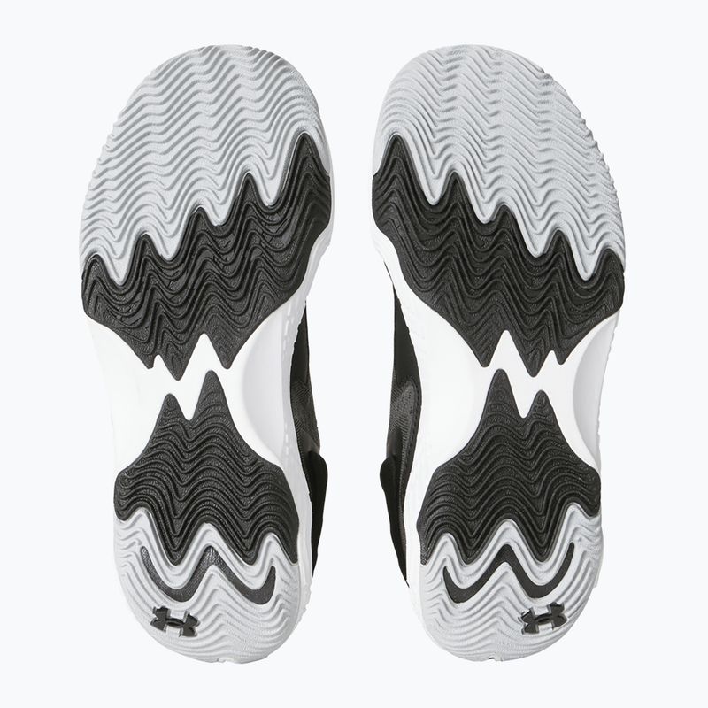 Under Armour Spawn 7 basketball shoes black/metallic gold/black 12