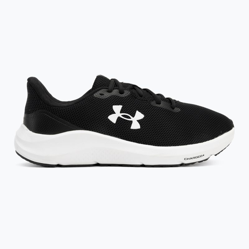 Men's running shoes Under Armour Charged Pursuit 4 black/black/white 2