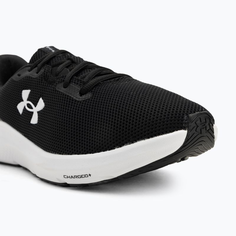 Men's running shoes Under Armour Charged Pursuit 4 black/black/white 7