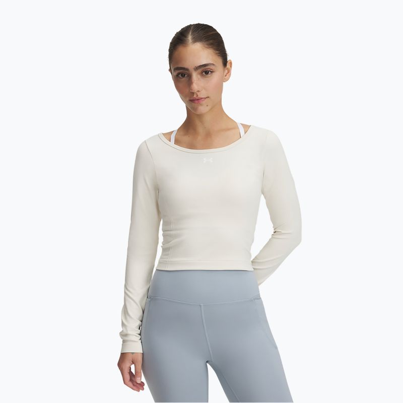 Women's training longsleeve Under Armour Train Seamless stone/white