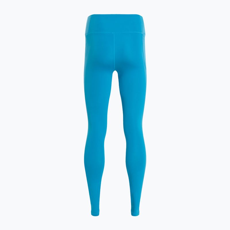 Women's training leggings Under Armour Motion ether blue/white 2