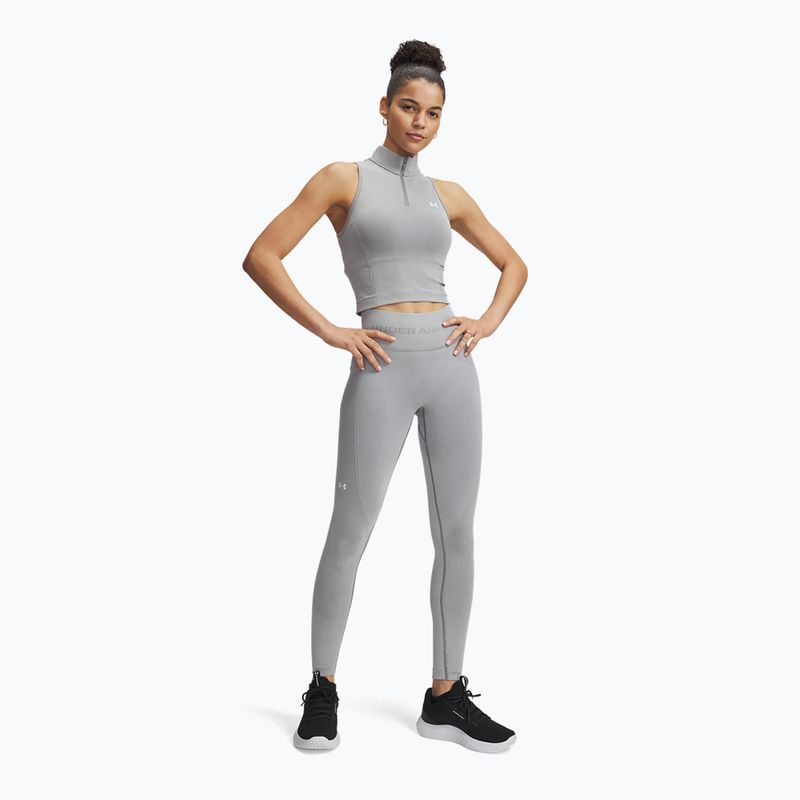 Under Armour women's training leggings Vanish Seamless Washed Ankle black/white 2