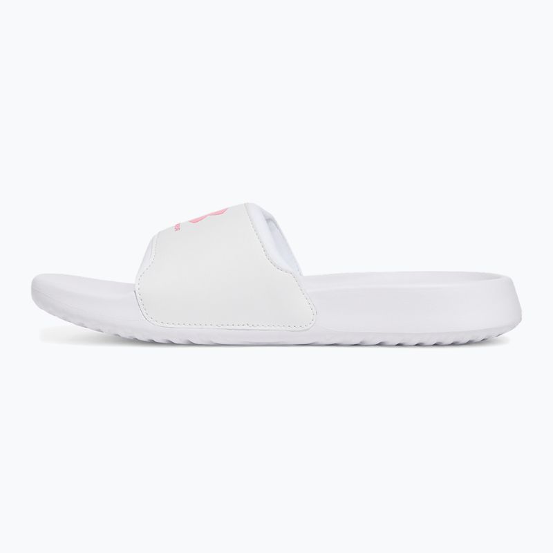 Under Armour Ignite Select women's flip-flops white/white/super pink 3