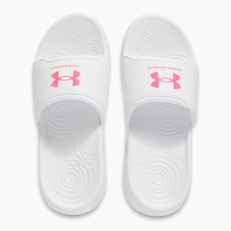 Under Armour Ignite Select women's flip-flops white/white/super pink 4