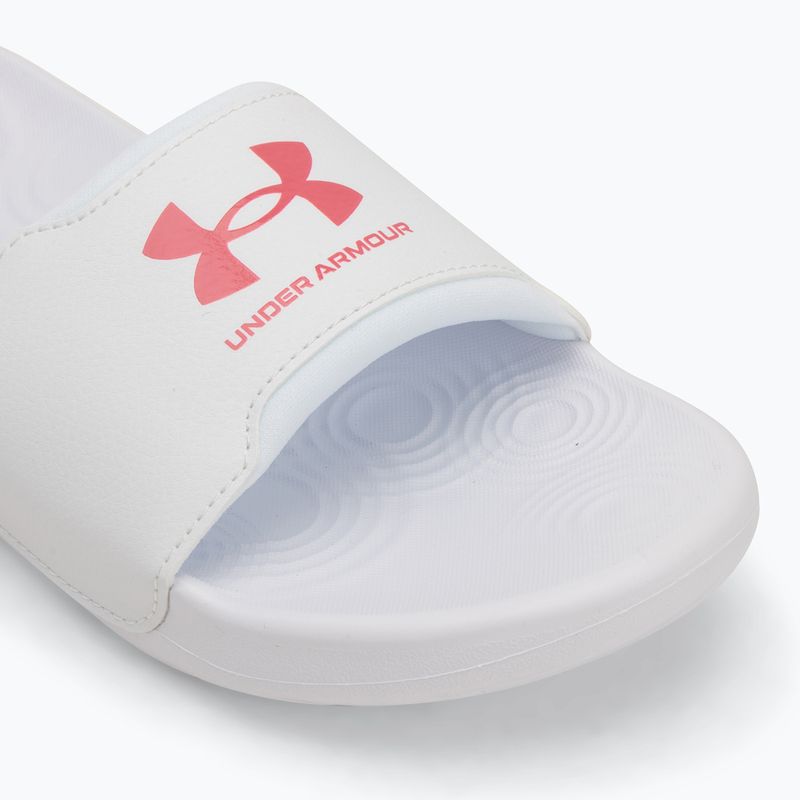 Women's slides Under Armour Ignite Select white/white/super pink 7