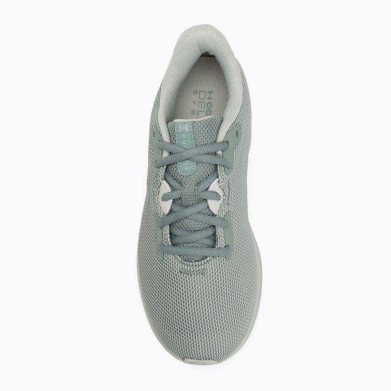 Women's running shoes Under Armour Charged Pursuit 4 silica green/silica green/metallic silica 5