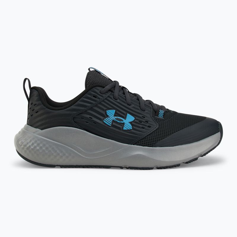 Men's training shoes Under Armour Commit 4 anthracite/steel/ether blue 2