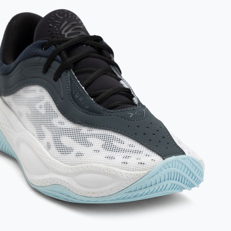 Under Armour CURRY Splash 25 black/gray void/white basketball shoes 7