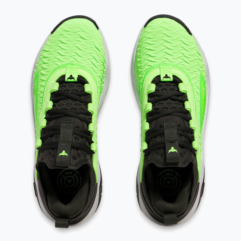 Under Armour Project Rock 7 men's training shoes baroque green/hyper green/black 11