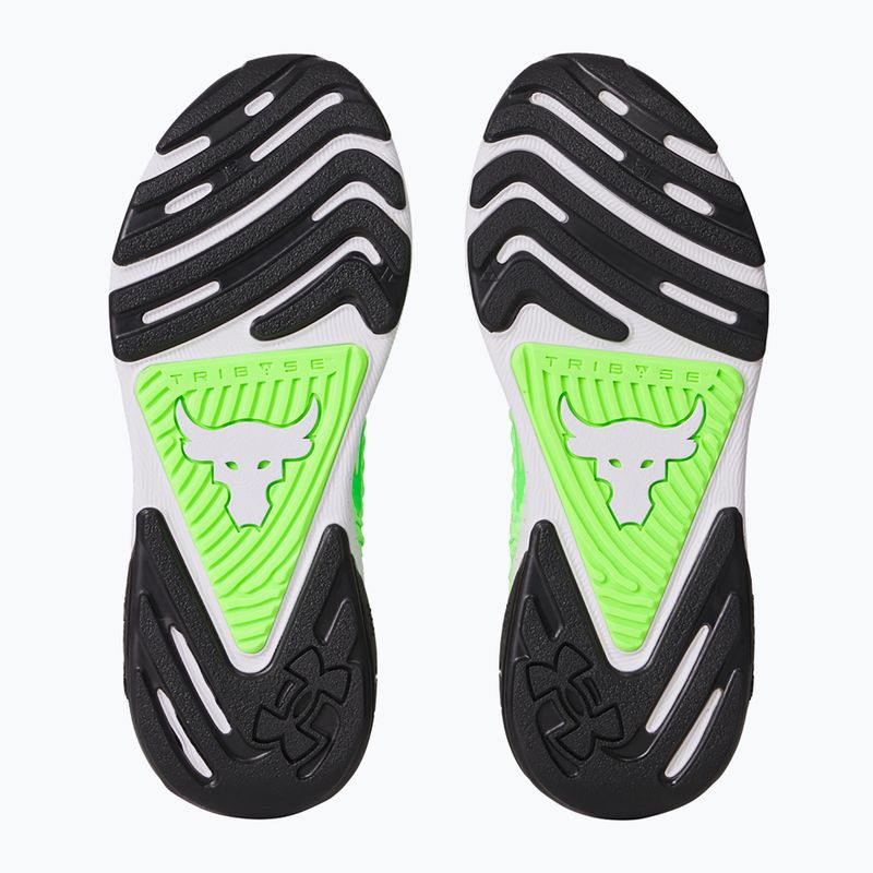 Under Armour Project Rock 7 men's training shoes baroque green/hyper green/black 12