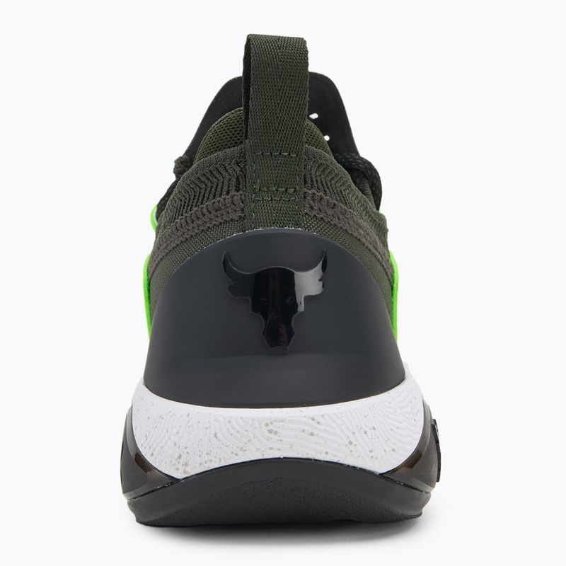 Under Armour Project Rock 7 men's training shoes baroque green/hyper green/black 6