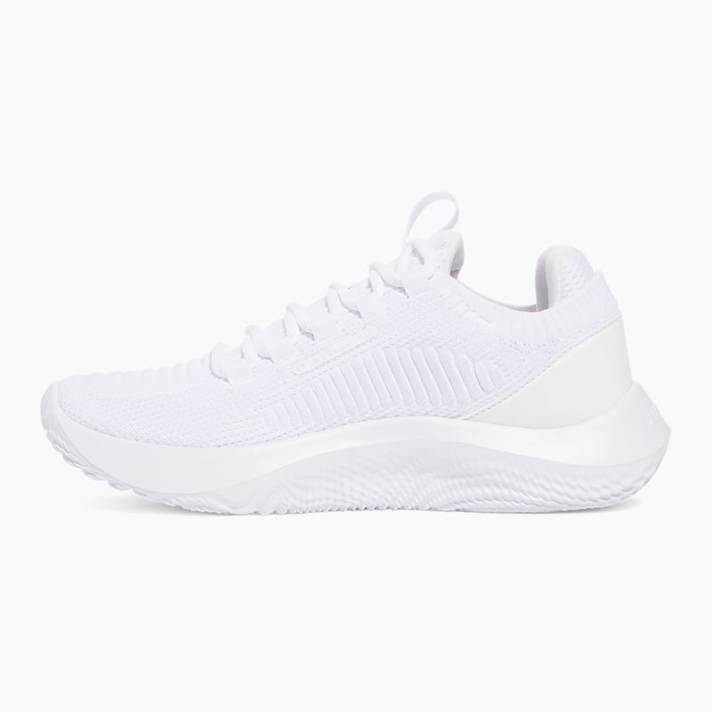 Women's training shoes Under Armour Dynamic 2 white/white/distant gray 2