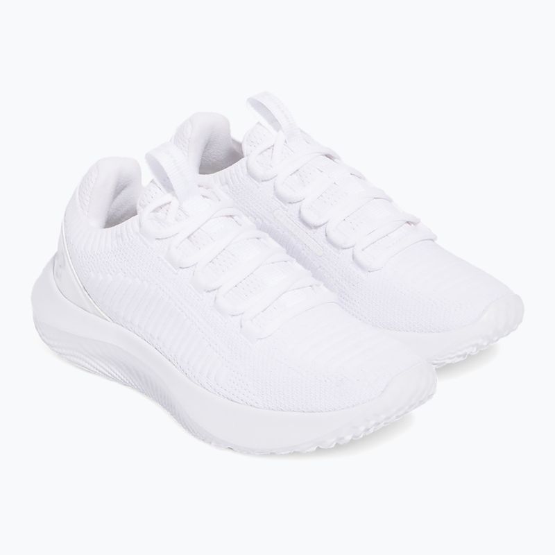 Women's training shoes Under Armour Dynamic 2 white/white/distant gray 3