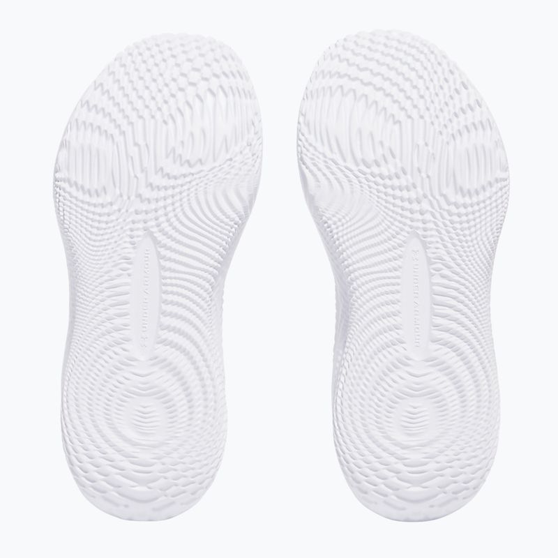 Women's training shoes Under Armour Dynamic 2 white/white/distant gray 5