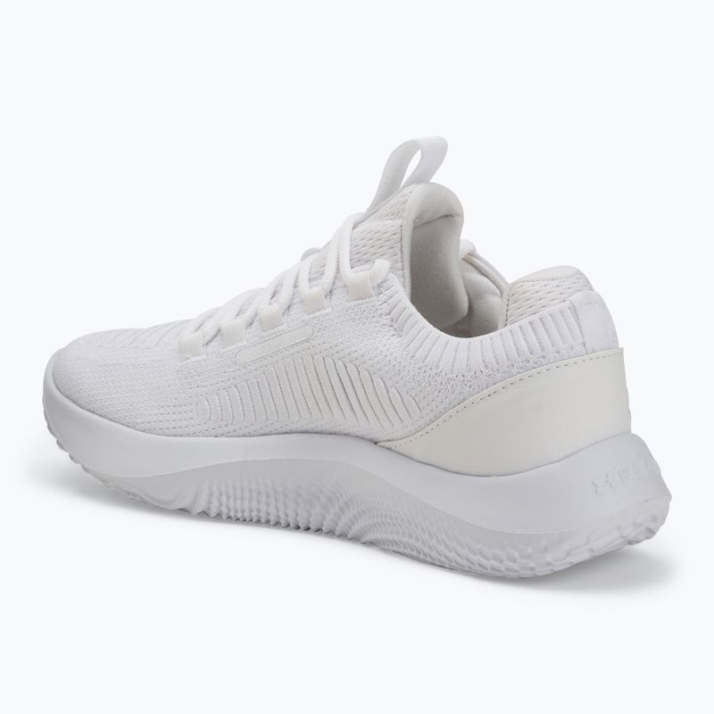 Women's training shoes Under Armour Dynamic 2 white/white/distant gray 3