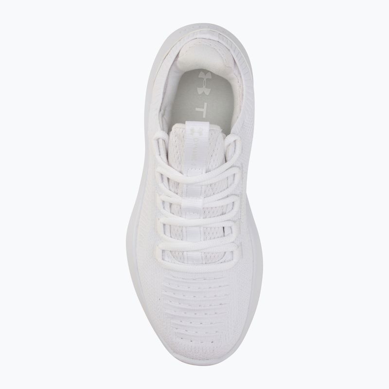 Women's training shoes Under Armour Dynamic 2 white/white/distant gray 5