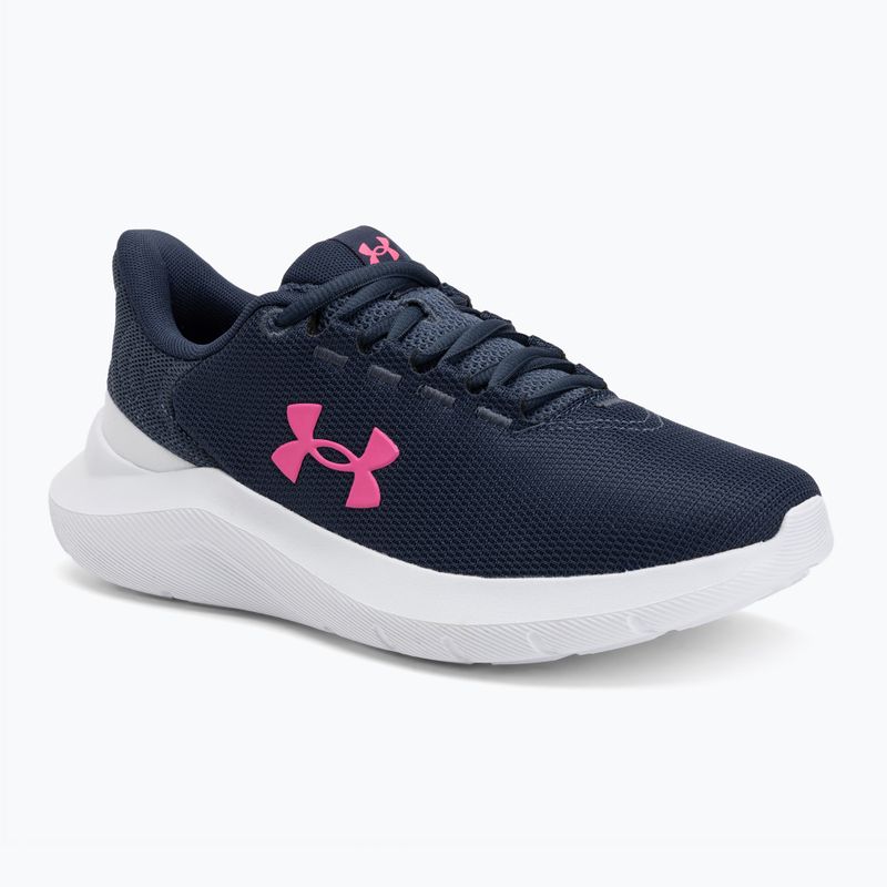 Women's running shoes Under Armour Phade RN 3 downpour gray/downpour gray/aero pink