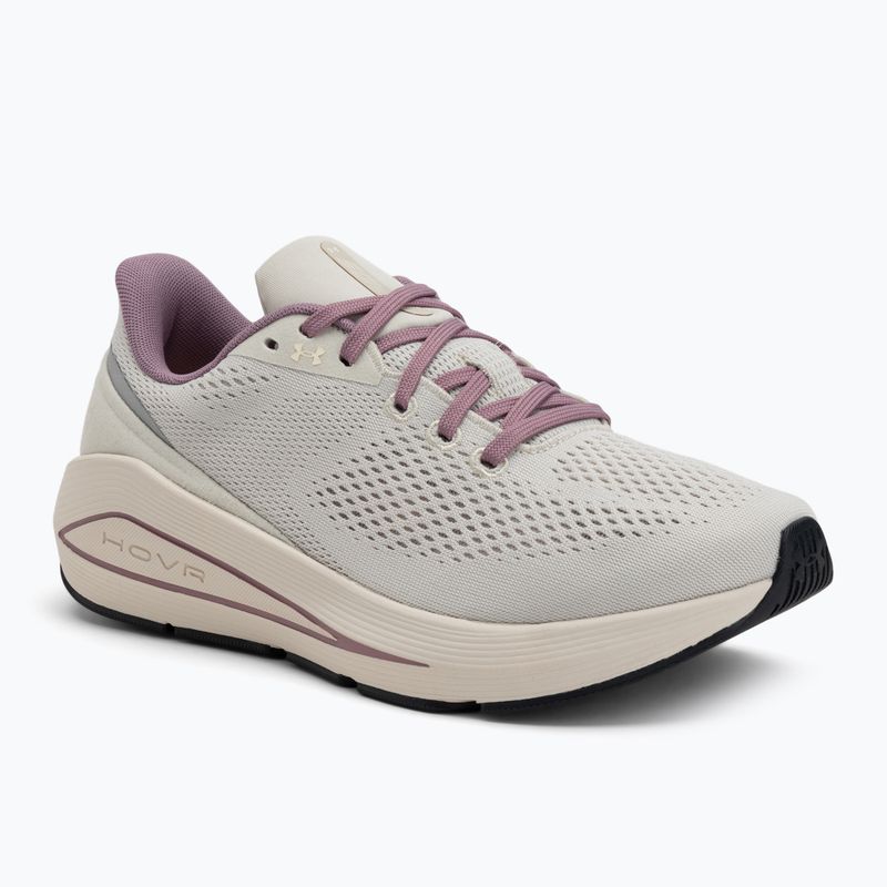 Women's running shoes Under Armour Sonic 7 summit white/white quartz/white quartz