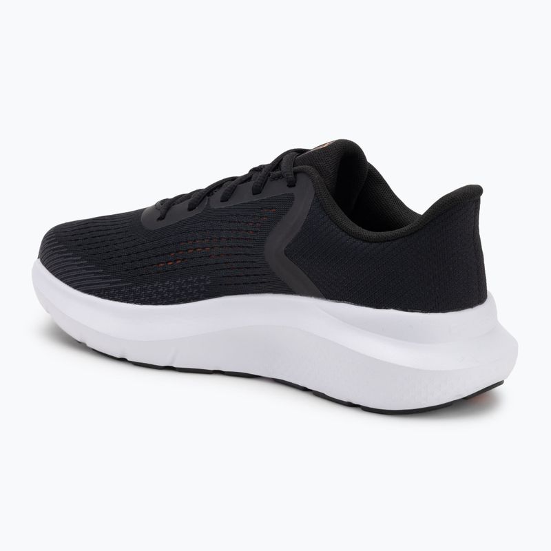 Under Armour Charged Rogue 5 men's running shoes black/black/blaze orange 3