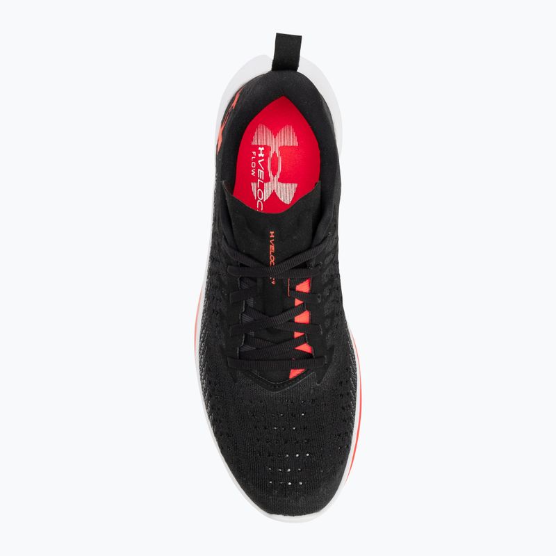 Men's running shoes Under Armour Velociti 4 black/anthracite/ares red 5