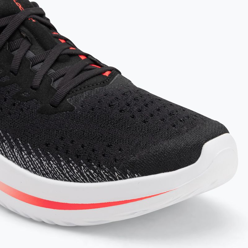 Men's running shoes Under Armour Velociti 4 black/anthracite/ares red 7
