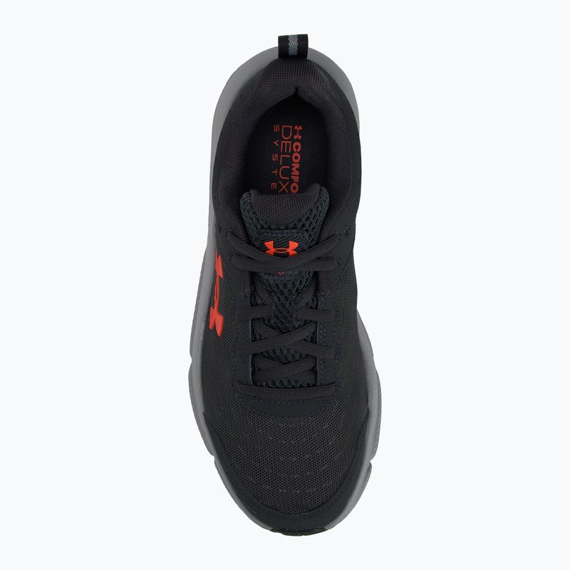 Under Armour Charged Assert 10 men's running shoes anthracite/anthracite/ares red 5