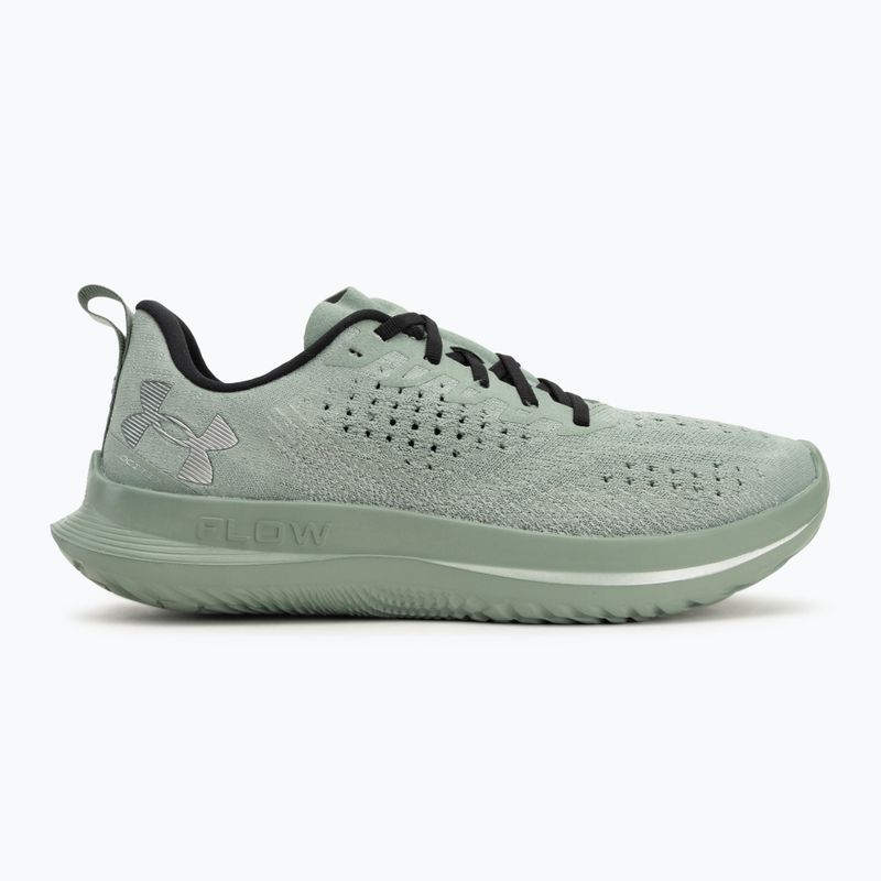 Men's running shoes Under Armour Velociti 4 silica green/silica green/metallic silver 2