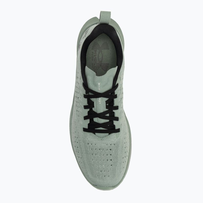 Men's running shoes Under Armour Velociti 4 silica green/silica green/metallic silver 5