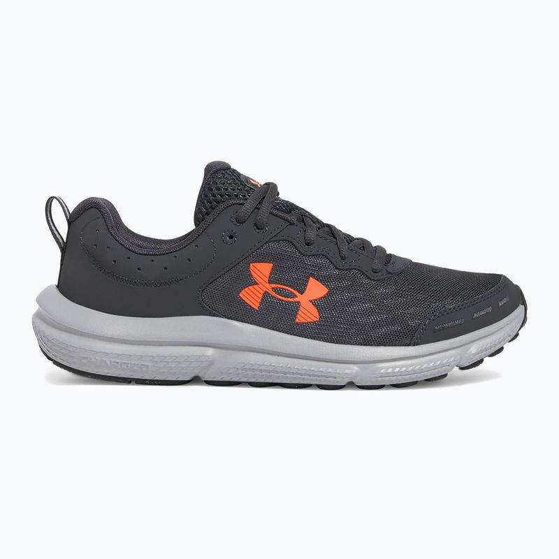 Under Armour Charged Assert 10 men's running shoes anthracite/anthracite/ares red 8