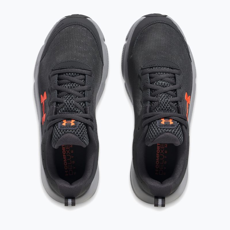 Under Armour Charged Assert 10 men's running shoes anthracite/anthracite/ares red 10