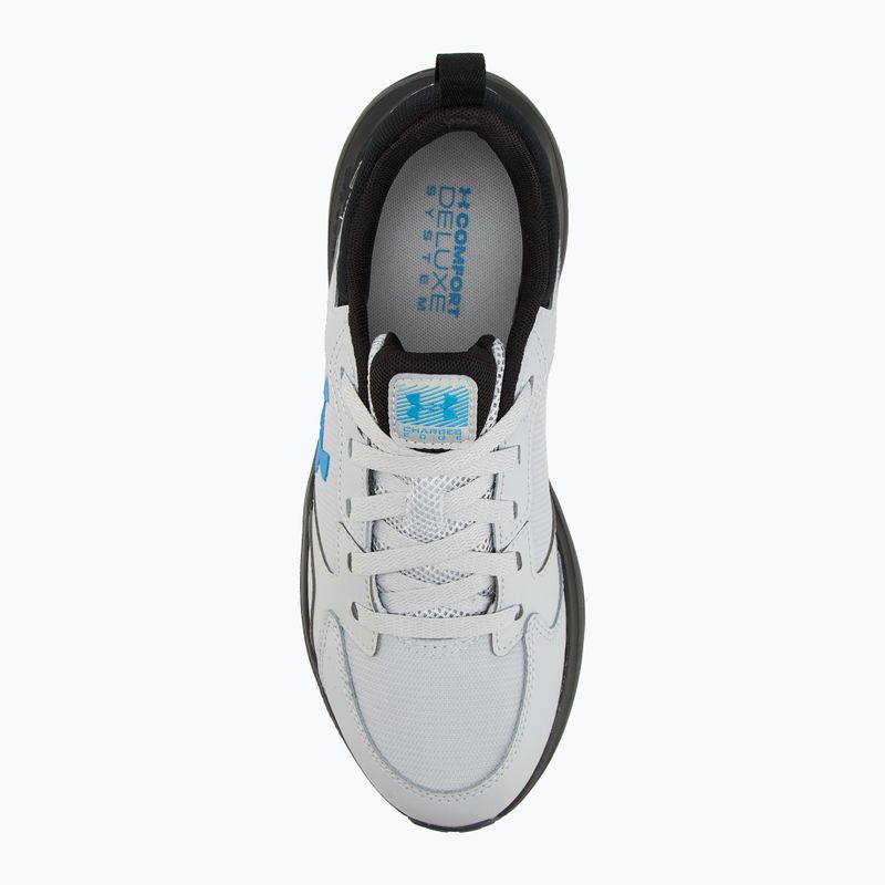 Men's training shoes Under Armour Charged Edge halo gray/black/ether blue 5