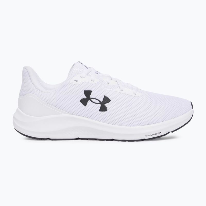 Men's running shoes Under Armour Charged Pursuit 4 white/white/black 8