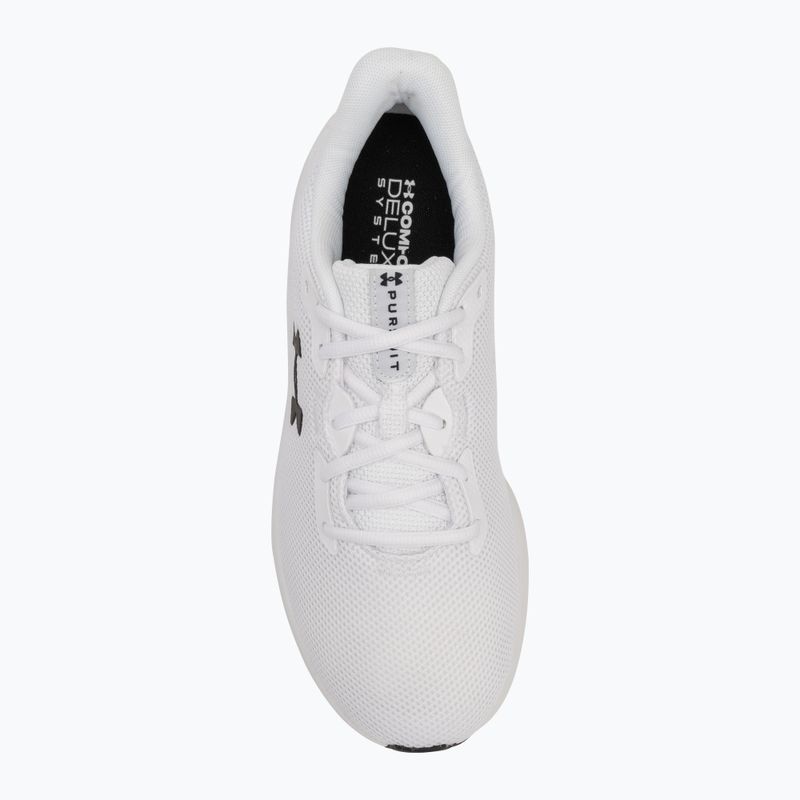 Men's running shoes Under Armour Charged Pursuit 4 white/white/black 5