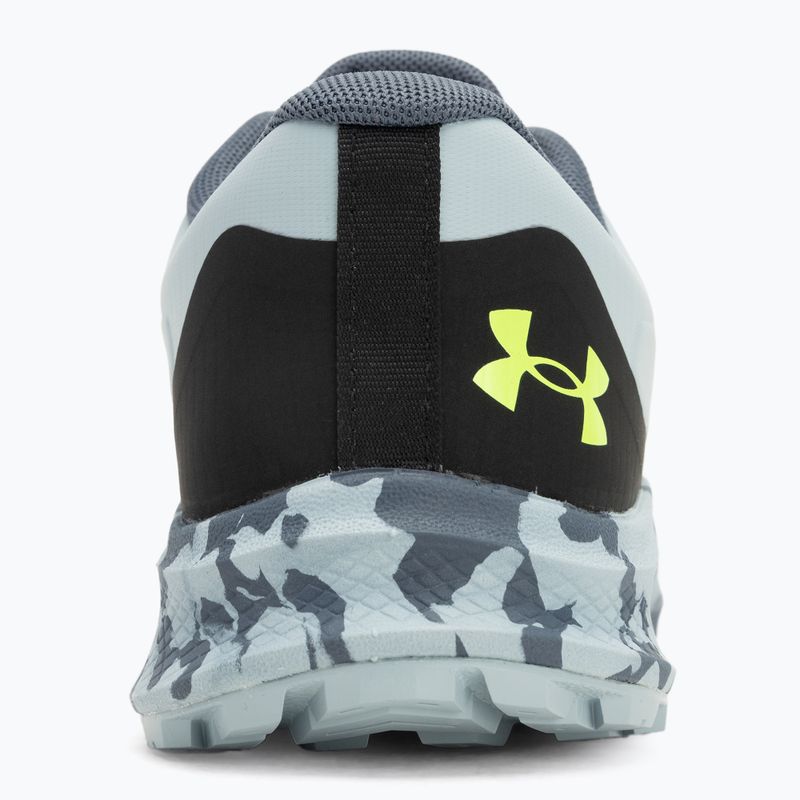 Under Armour Charged Bandit Trail 3 men's running shoes downpour gray/harbor blue/hyper green 6