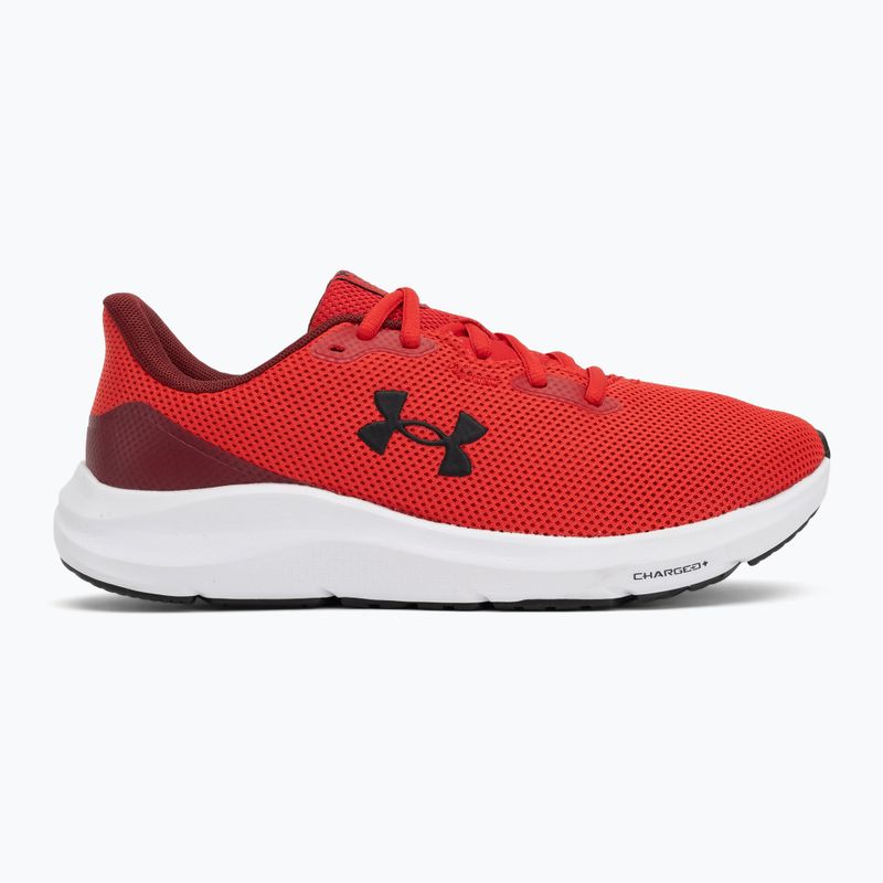 Under Armour Charged Pursuit 4 red/cardinal/black men's running shoes 2