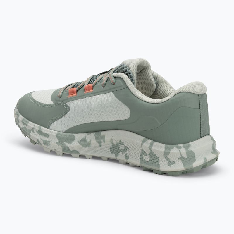 Women's running shoes Under Armour Charged Bandit Trail 3 hydro green/silica green/blush orange 3