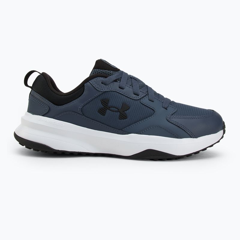 Men's training shoes Under Armour Charged Edge downpour gray/black/black 2