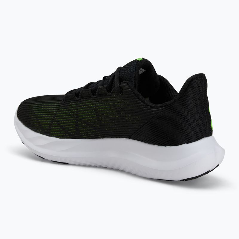 Under Armour Charged Speed Swift men's running shoes black/black/hyper green 3