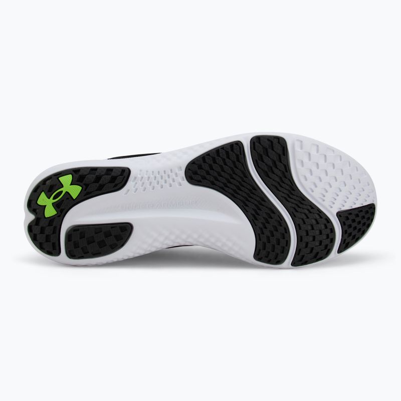 Under Armour Charged Speed Swift men's running shoes black/black/hyper green 4
