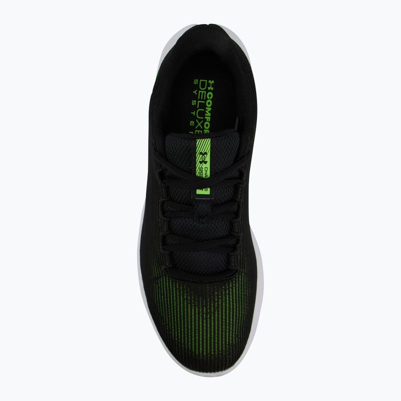 Under Armour Charged Speed Swift men's running shoes black/black/hyper green 5