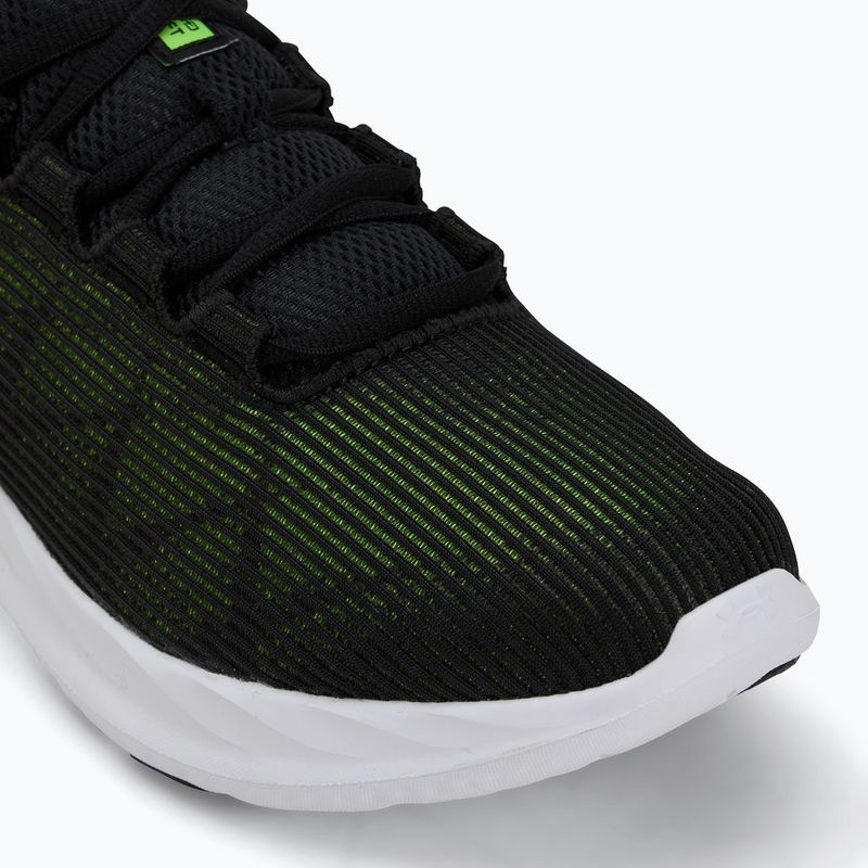 Under Armour Charged Speed Swift men's running shoes black/black/hyper green 7