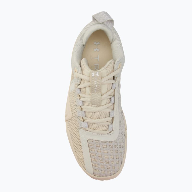 Women's training shoes Under Armour TriBase Reign 6 ivory dune/stone/white 5