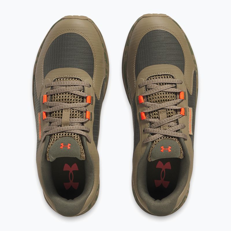 Under Armour Charged Bandit Trail 3 men's running shoes marine from green/bayou/ares red 4
